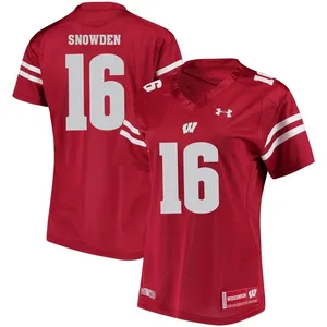 Amare Snowden Under Armour Wisconsin Badgers Women's Replica College Jersey - Red