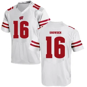 Amare Snowden Under Armour Wisconsin Badgers Youth Game College Jersey - White