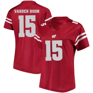 Danny Vanden Boom Under Armour Wisconsin Badgers Women's Game College Jersey - Red