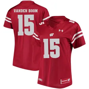 Danny Vanden Boom Under Armour Wisconsin Badgers Women's Replica College Jersey - Red