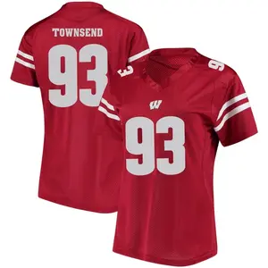 Isaac Townsend Under Armour Wisconsin Badgers Women's Game College Jersey - Red