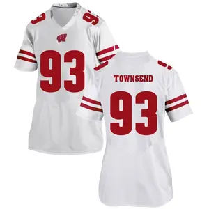 Isaac Townsend Under Armour Wisconsin Badgers Women's Game College Jersey - White