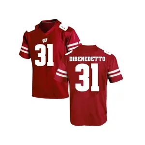 Jordan DiBenedetto Under Armour Wisconsin Badgers Youth Game College Jersey - Red