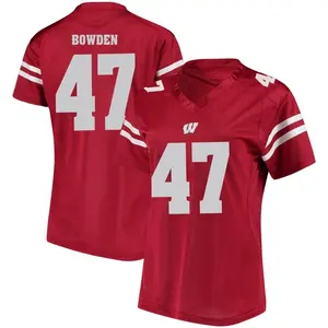 Peter Bowden Under Armour Wisconsin Badgers Women's Game College Jersey - Red