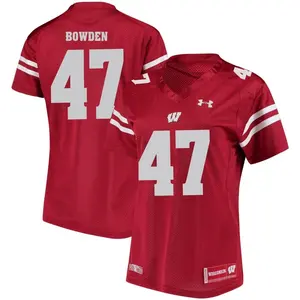 Peter Bowden Under Armour Wisconsin Badgers Women's Replica College Jersey - Red